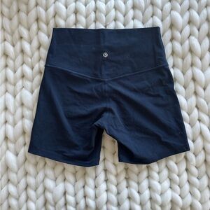 lululemon Align High-Rise Short 6" in Navy Blue